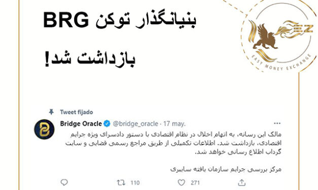 بازداشت بنیانگذار توکن BRG!