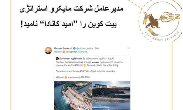 مدیرعامل شرکت مایکرو استراتژی بیت کوین را “امید کانادا” نامید!